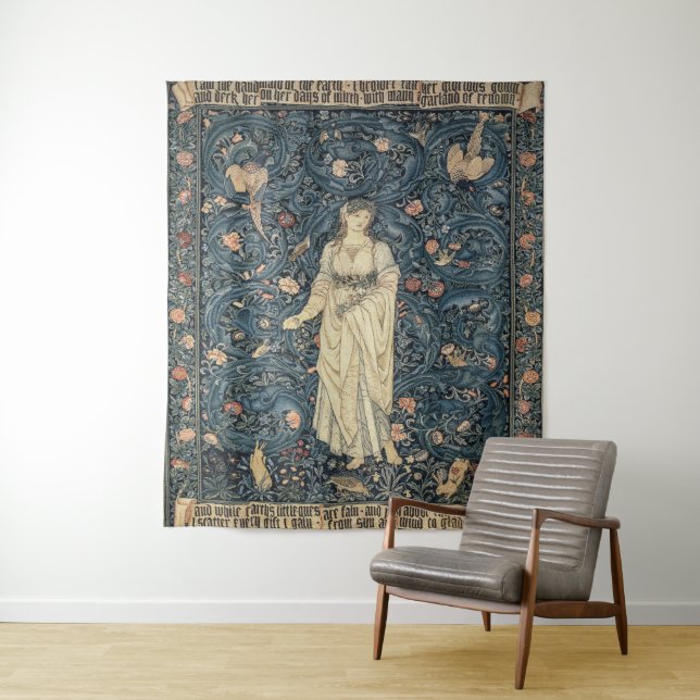 Tenture William Morris - Flora (En situation)