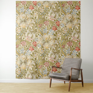 Tenture William Morris Lily Art Nouveau Floral