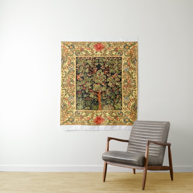 Tenture William Morris - Motif De L'Arbre De Vie (En situation)