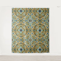 William Morris Vintage Blue Motif Sans Couture