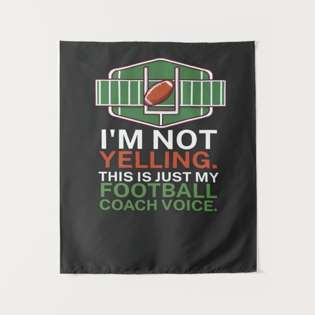 Tenture Wonderful American Football Coach (Devant)