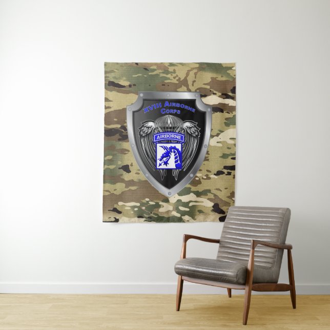 Tenture XVIIIe Corps aéroporté (En situation)