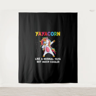 Tenture YayaCorn Yaya Licorne Anniversaire Famille Matchin
