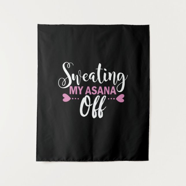 Tenture Yoga Lover | J'Aspirais Ma Asana (Devant)