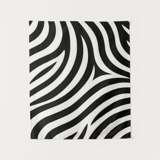 Tenture Zebra Stripes Impression moderne (Devant)