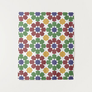 Tenture zellige Motif Marocain Céramique Art traditionnel