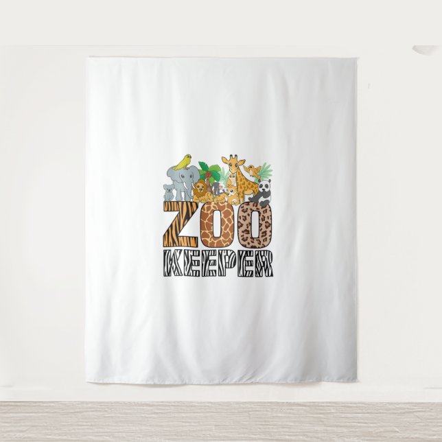 Tenture Zookeeper Costume Zebra Wild Print Animal Africain (Devant)