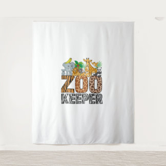 Tenture Zookeeper Costume Zebra Wild Print Animal Africain