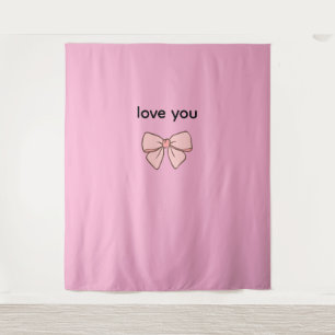 Tentures motif noeu papillons