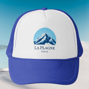 Tenue de station de ski La Plagne France casquette