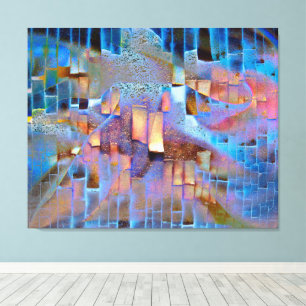 Tenuous Connections Abstract ID885 Canvas Print