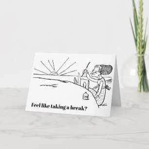 Tenure Congratulations Edw. Lear Cartoon Chillin' Card