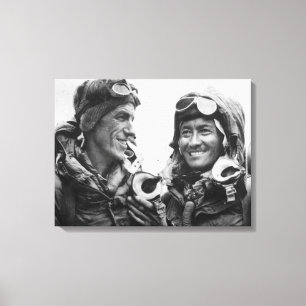 Tenzing Norgay Edmund Hillary Everest 1953 Canvas Print