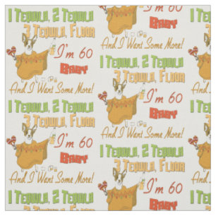 Tequila 60th Birthday Party Collection Fabric