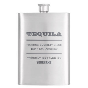 TEQUILA custom premium flask