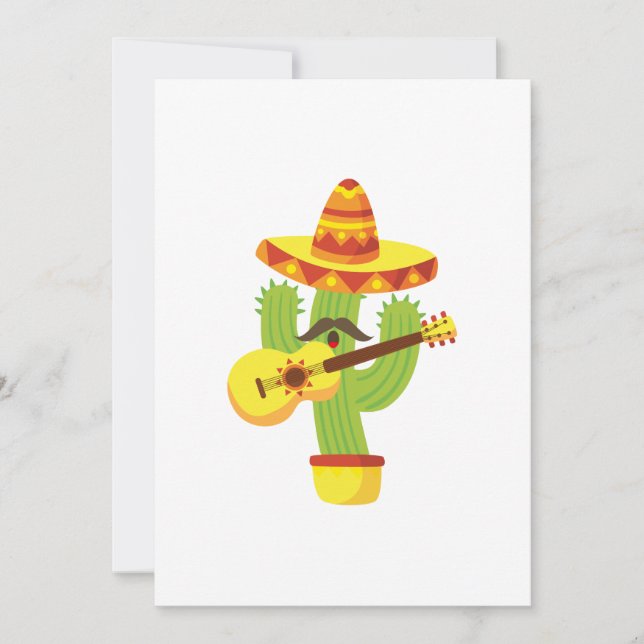 Tequila Fiesta Cinco De Mayo Funny Card (Front)