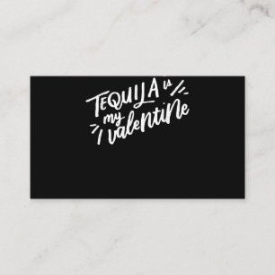 Tequila is My Valentine Shirt, Valentines Day Gift Enclosure Card
