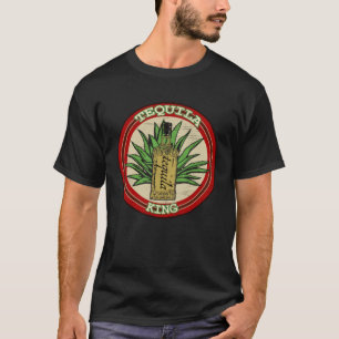 Tequila King  Cool Tequila Bottle Agave Distressed T-Shirt