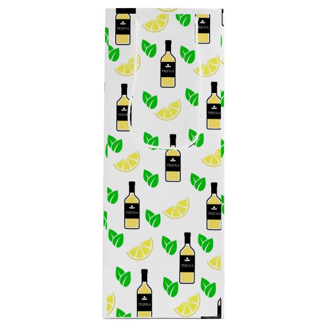 Tequila & Lemon  Wine Gift Bag (Front)