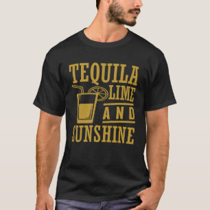Tequila Lime And Sunshine Cinco De Mayo T-Shirt