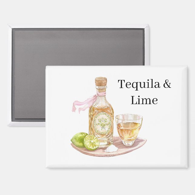 Tequila & Lime Magnet (Front/Back)