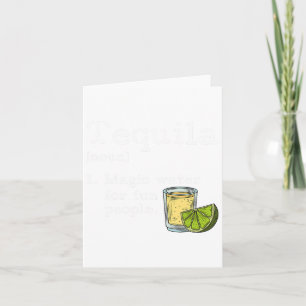 Tequila Lover Cinco De Mayo Mexican Party Gifts Me Card