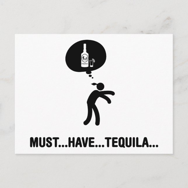 Tequila Lover Postcard (Front)