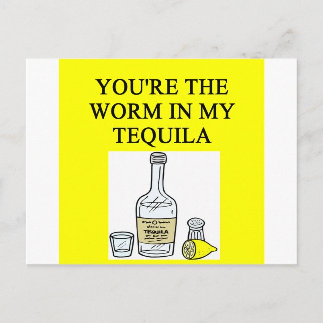 TEQUILA lovers Postcard (Front)