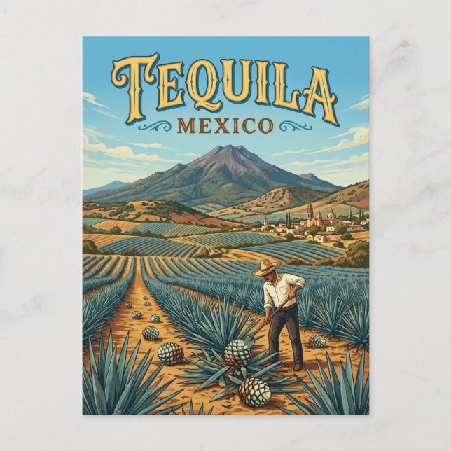 Tequila Mexico Postcard (Front)