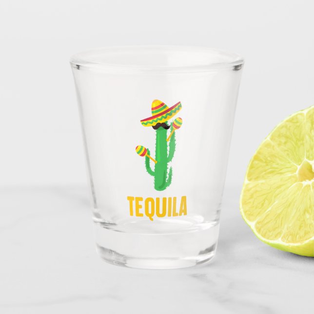 Tequila Shot Glass (Front)