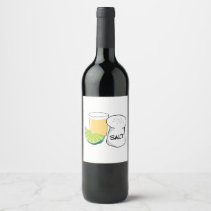 Tequila Shot Wine Label