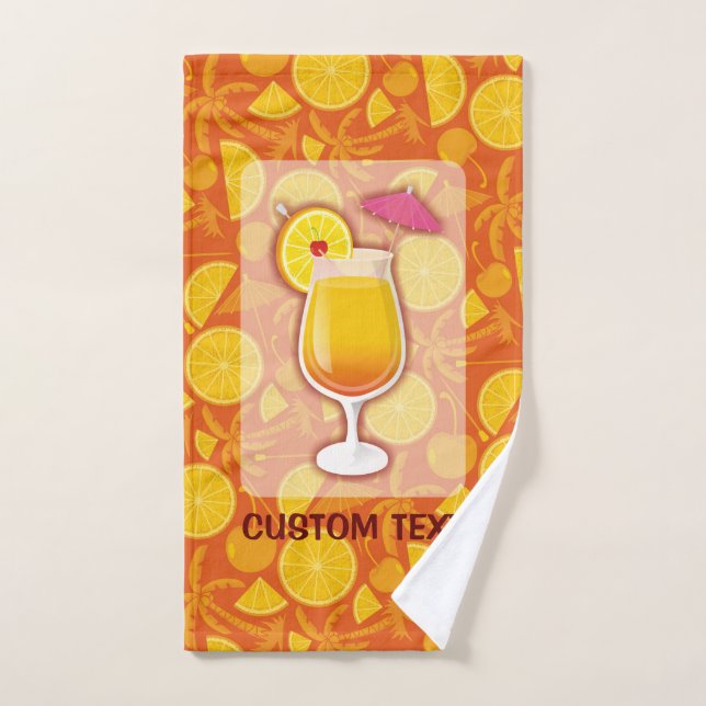 Tequila Sunrise (Serviette à main)
