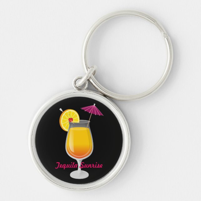 Tequila Sunrise Keychain (Front)
