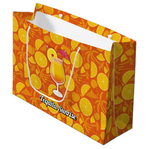 Tequila sunrise large gift bag