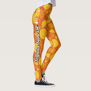 Tequila sunrise leggings