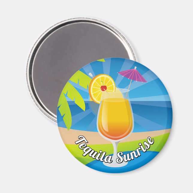 Tequila Sunrise Magnet (Front/Back)