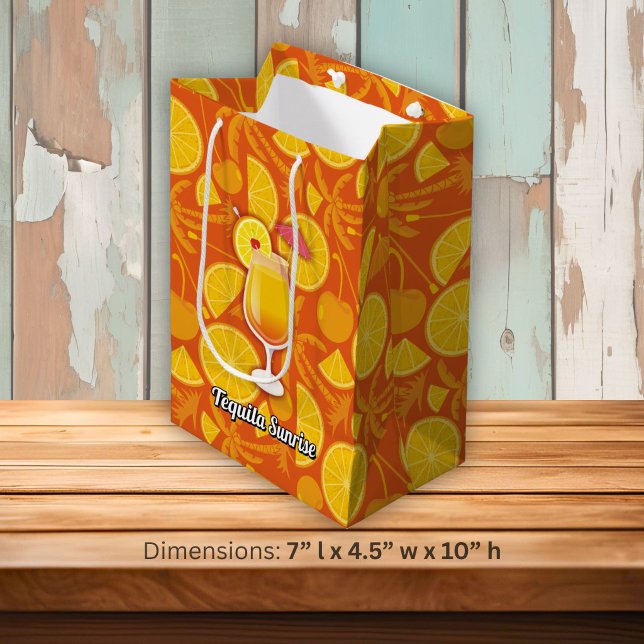 Tequila sunrise medium gift bag (Creator Uploaded)