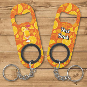 Tequila sunrise mini bottle opener