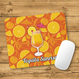 Tequila sunrise mouse pad