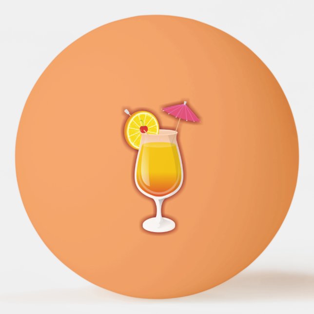 Tequila sunrise ping pong ball (Front)