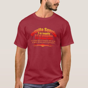 Tequila Sunrise shirt - choose style & colour