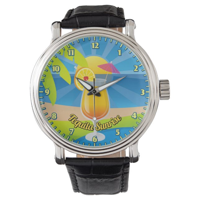 Tequila sunrise watch (Front)
