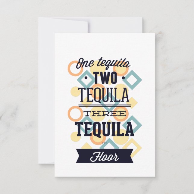 Tequila Thank You Card (Front)