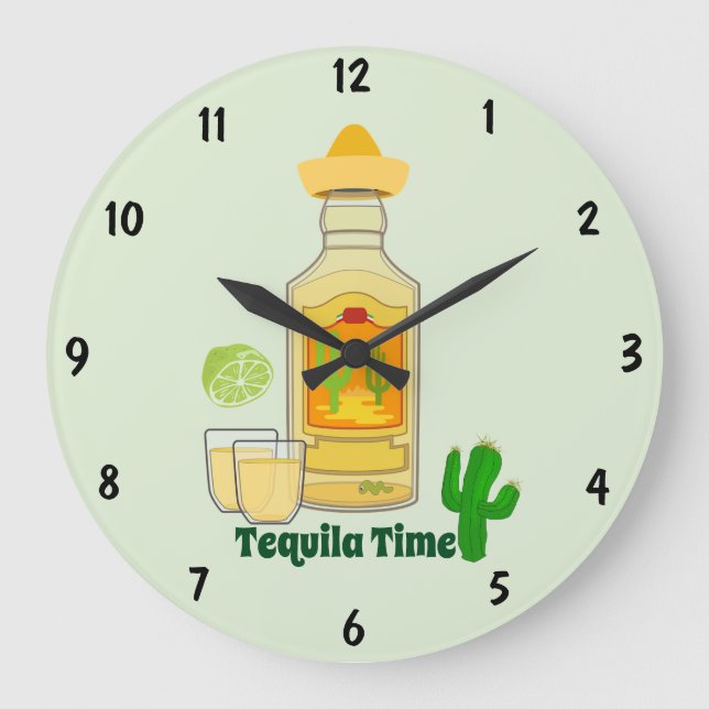 Tequila Time Wall Clock (Front)