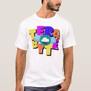 Terabyte Digital Data Storage Size  T-Shirt
