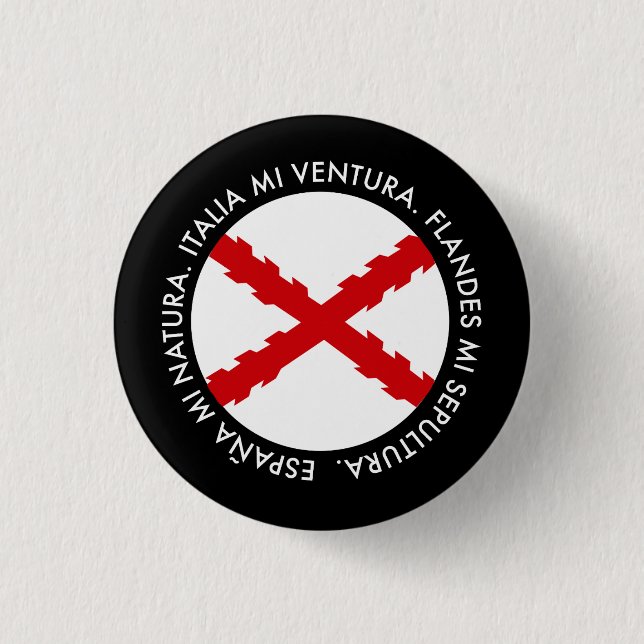 TERCIOS 1 INCH ROUND BUTTON (Front)