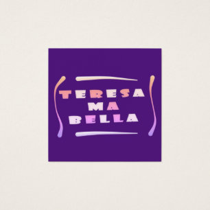 Teresa Bella made for her mixed colours Card