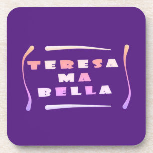 Teresa Bella made for her mixed colours Card P Coaster