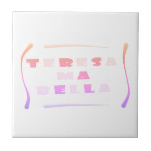 Teresa Bella made for her mixed colours Tile