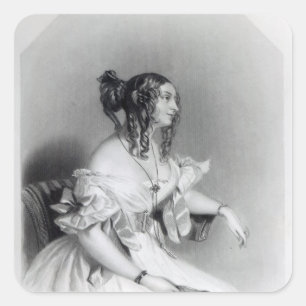 Teresa, Contessa Guiccioli Square Sticker